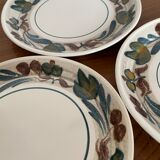 Set of 3 dessert plates M.B.F.A. Pornic