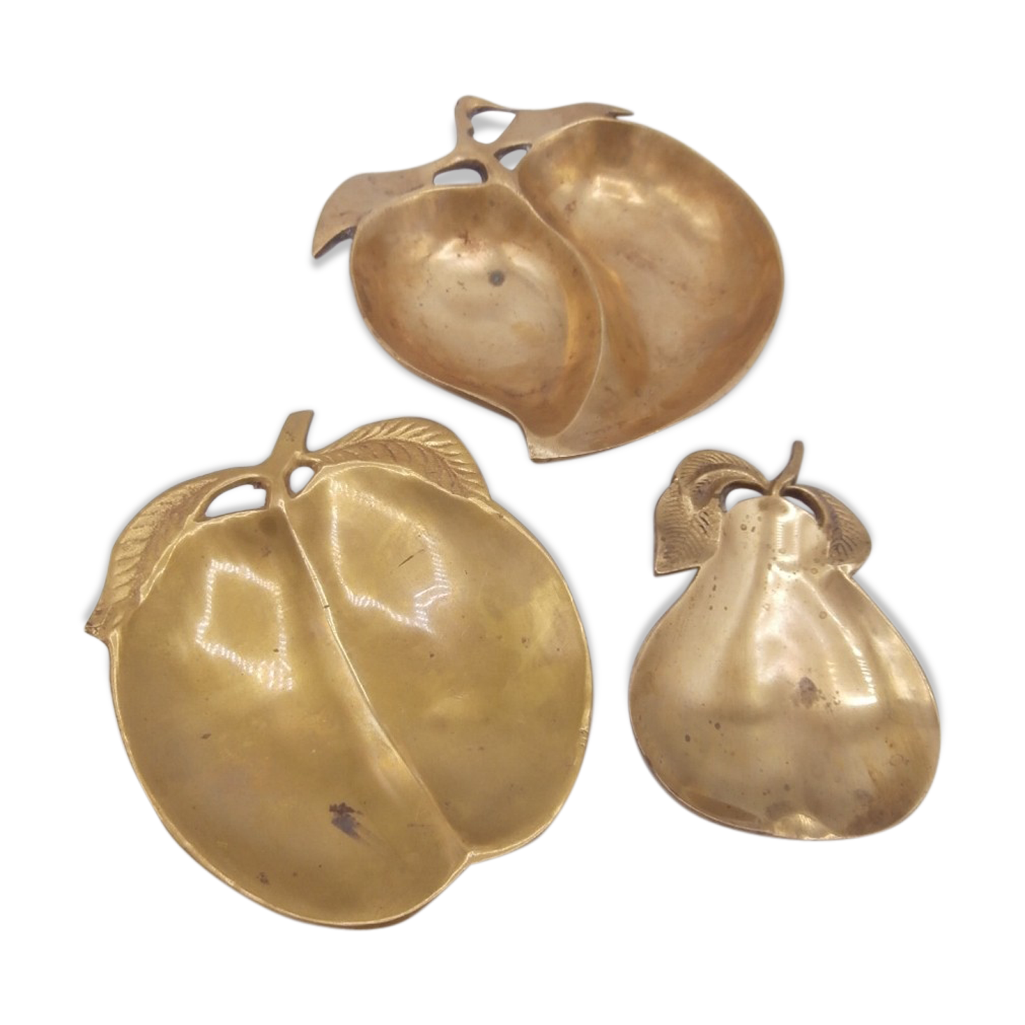 Lot de 3 coupelles en laiton