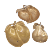 Lot de 3 coupelles en laiton