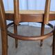 Set of 6 Bentwood Dining Chairs with Cane Seat / Bistro Thonet Style Chairs