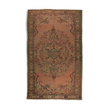 Anatolian handmade vintage rug 297 cm x 184 cm