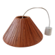 Suspension vintage en bois bambou années 60-70