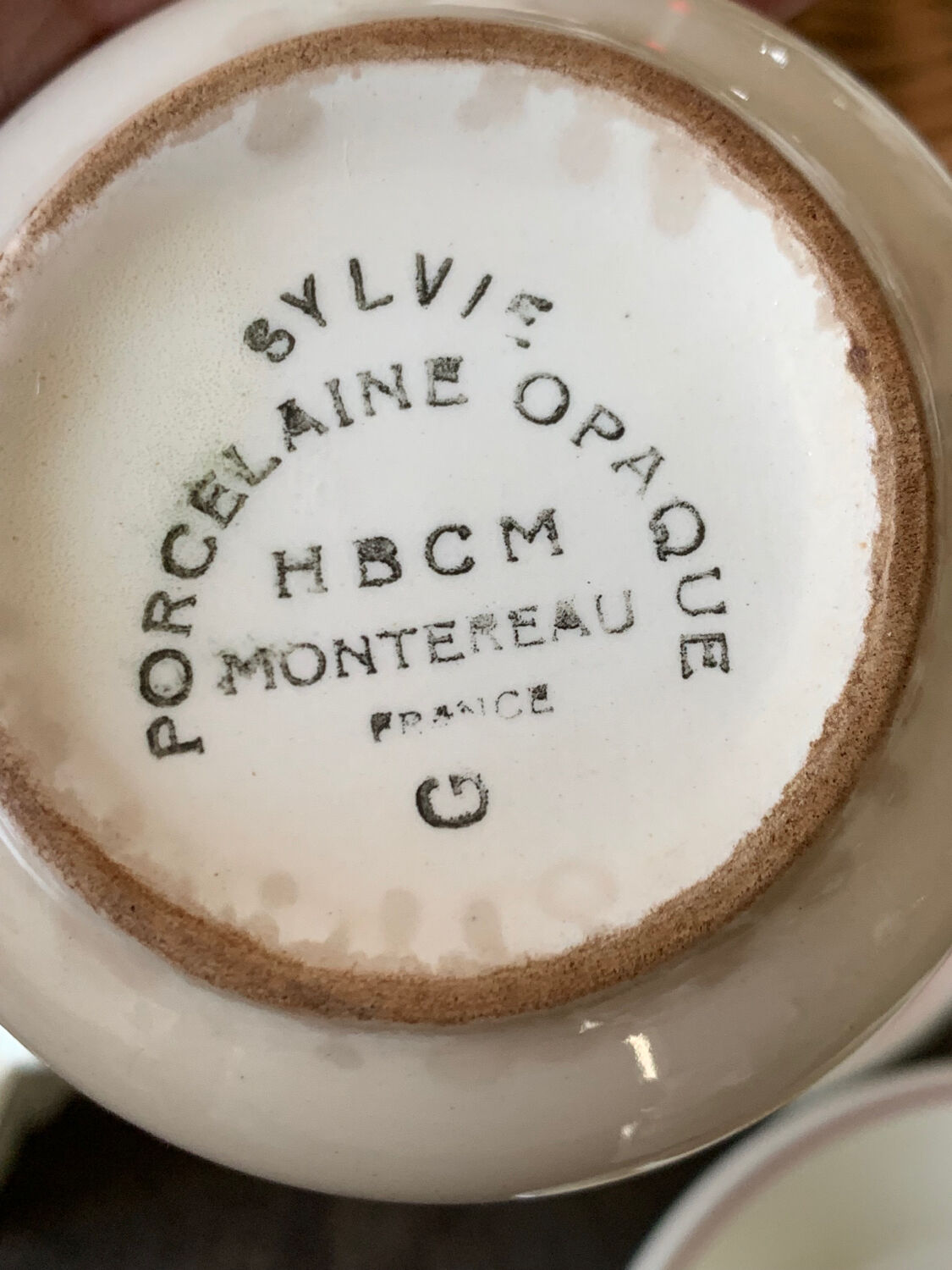 Vintage HB Creil et Montereau coffee service