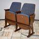 Vintage Blue Folding Cinema Chairs, 1970s Czechoslovakia