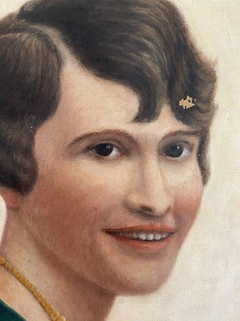 Portrait of a woman, signed Debiesse dated 1928