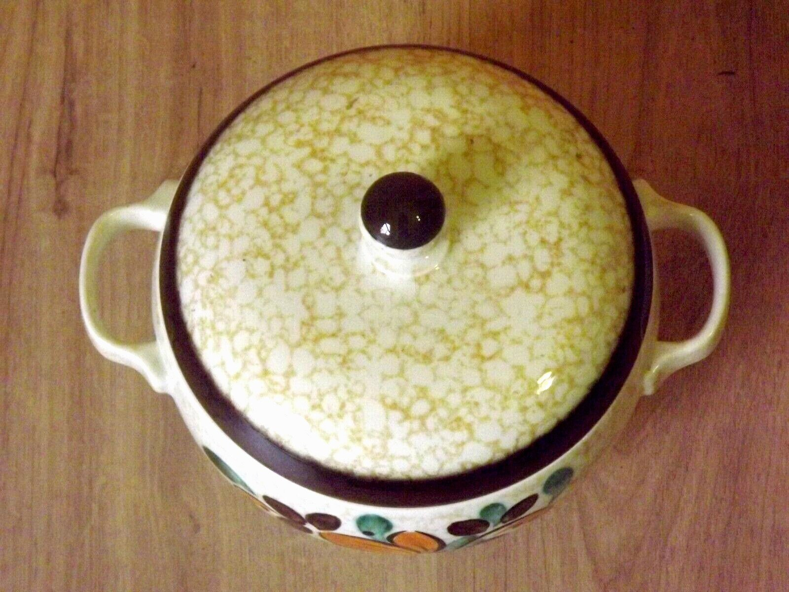 Vintage Boch La Louvière Corfou Collection Large Serving Dish with Lid