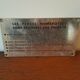 Former metal plate mutilated reserved places of war transit sncf