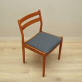 Set of six teak chairs, Danish design, 1970s, designer: Poul M. Volther