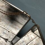 Tryptic barber mirror 30,5 x 24,5 cm