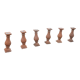 About twenty terracotta balusters from Castelnaudary