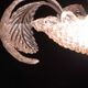 Pink Art Decò Barovier e Toso Chandelier, Murano Glass, 1950s