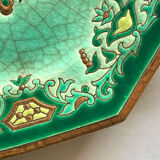 Cake dish Longwy Chevreuse enamels MP Chevallier