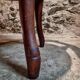 Antique wooden office chair – swivel captain's chair – walnut chair – early 1900s