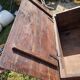 18th century carved oak wooden chest