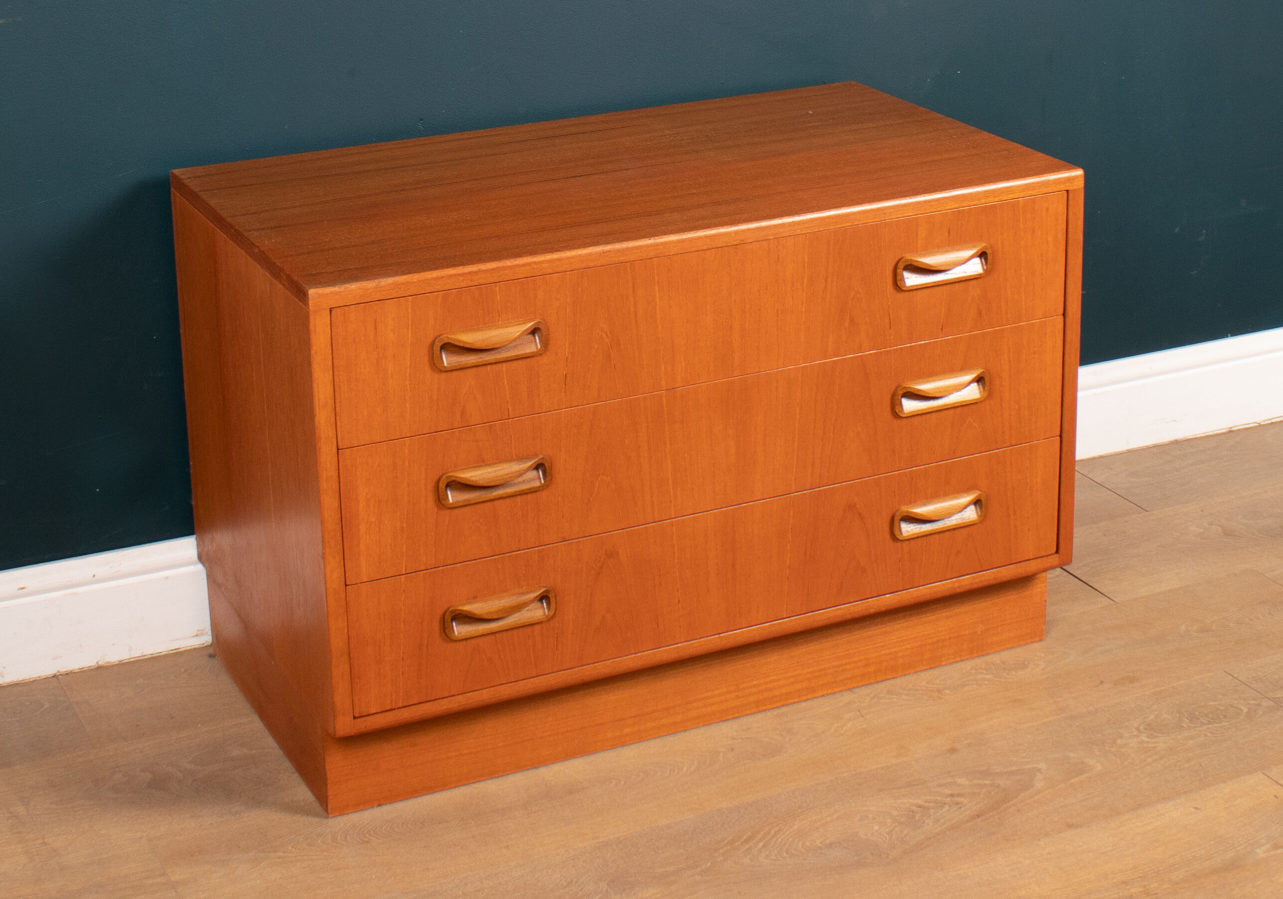 Retro teak 1960s g plan fresco chest of drawers