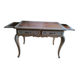 Louis XV style desk with 2 drawers and 2 pull-outs