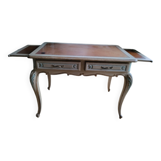 Louis XV style desk with 2 drawers and 2 pull-outs