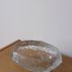 Demant brutalist glass dish by Göte Augustsson | Ruda Sweden | 1960s