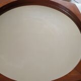 Teak mirror, design by Rimbert Sandholdt Denmark 1960, dimensions 42.5 cm