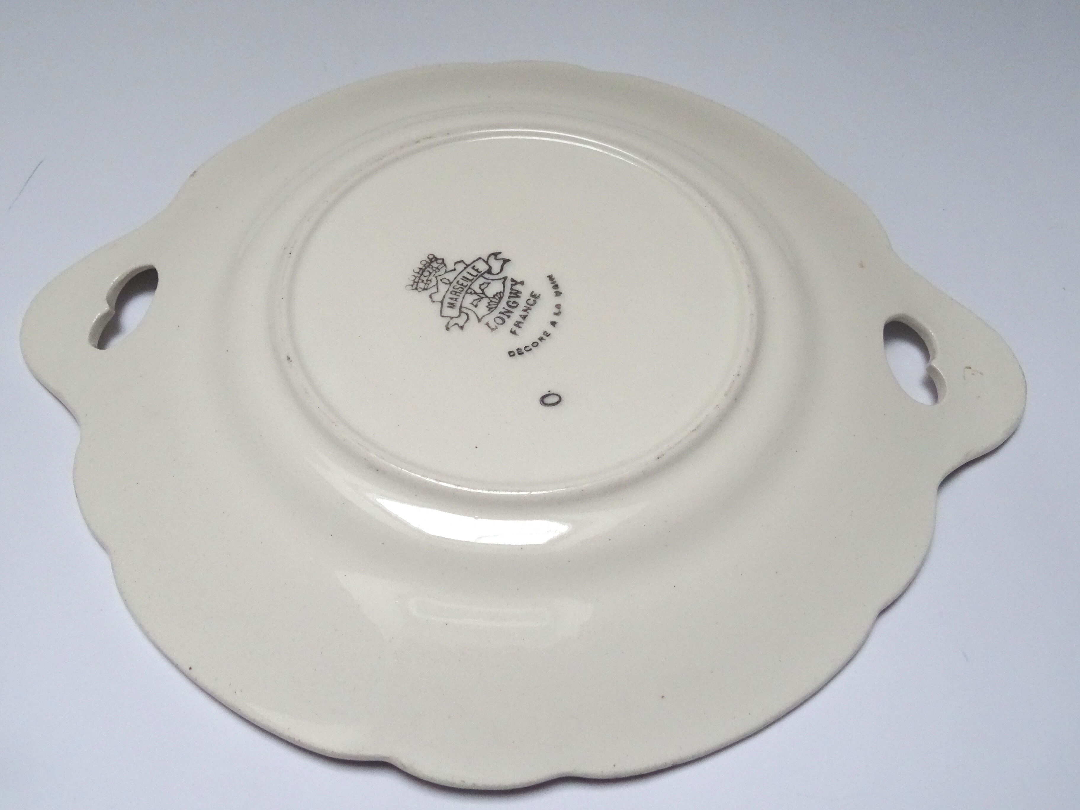 Dessert dish Longwy Marseille