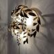 Large Hollywood Regency Palm Leaf Wall Lamp by Hans Kögl