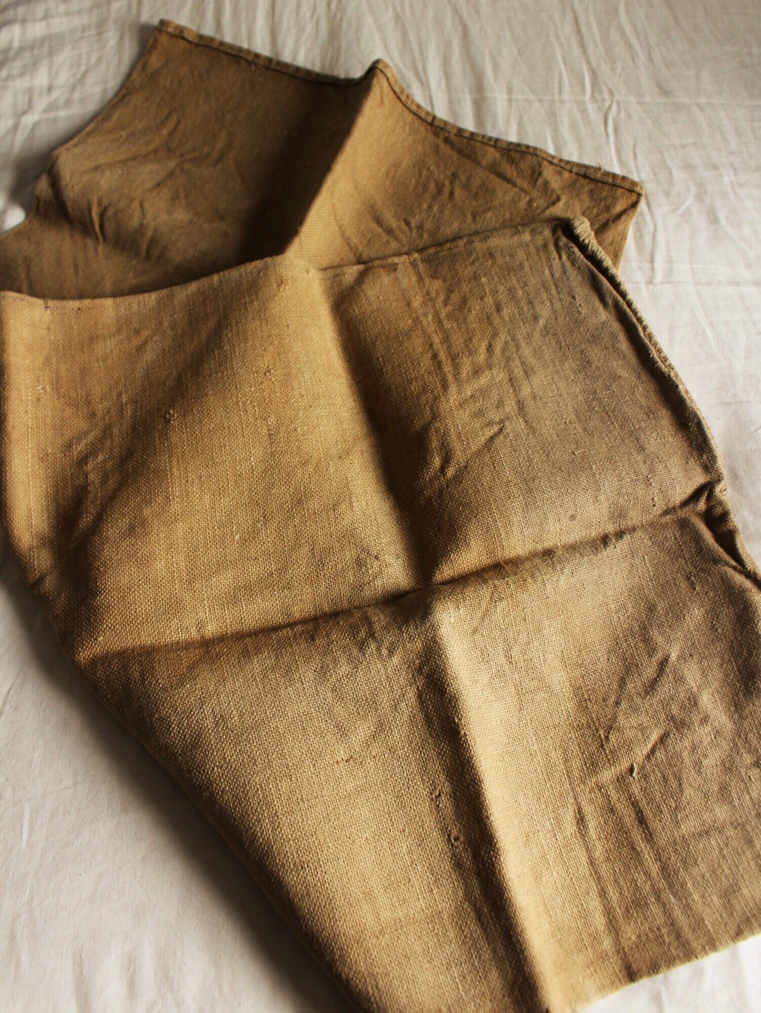 Jute Toile Bag Black Ink Mills of the Thunder City
