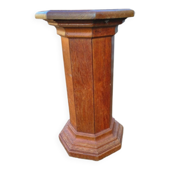 Solid oak column 1900
