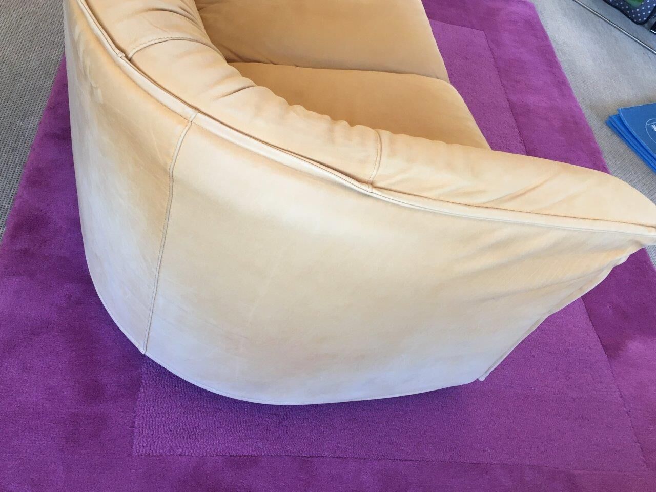 2-seater alcantara sofa