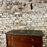 Secretary In Mahogany Louis XVI XVIII Eme Century