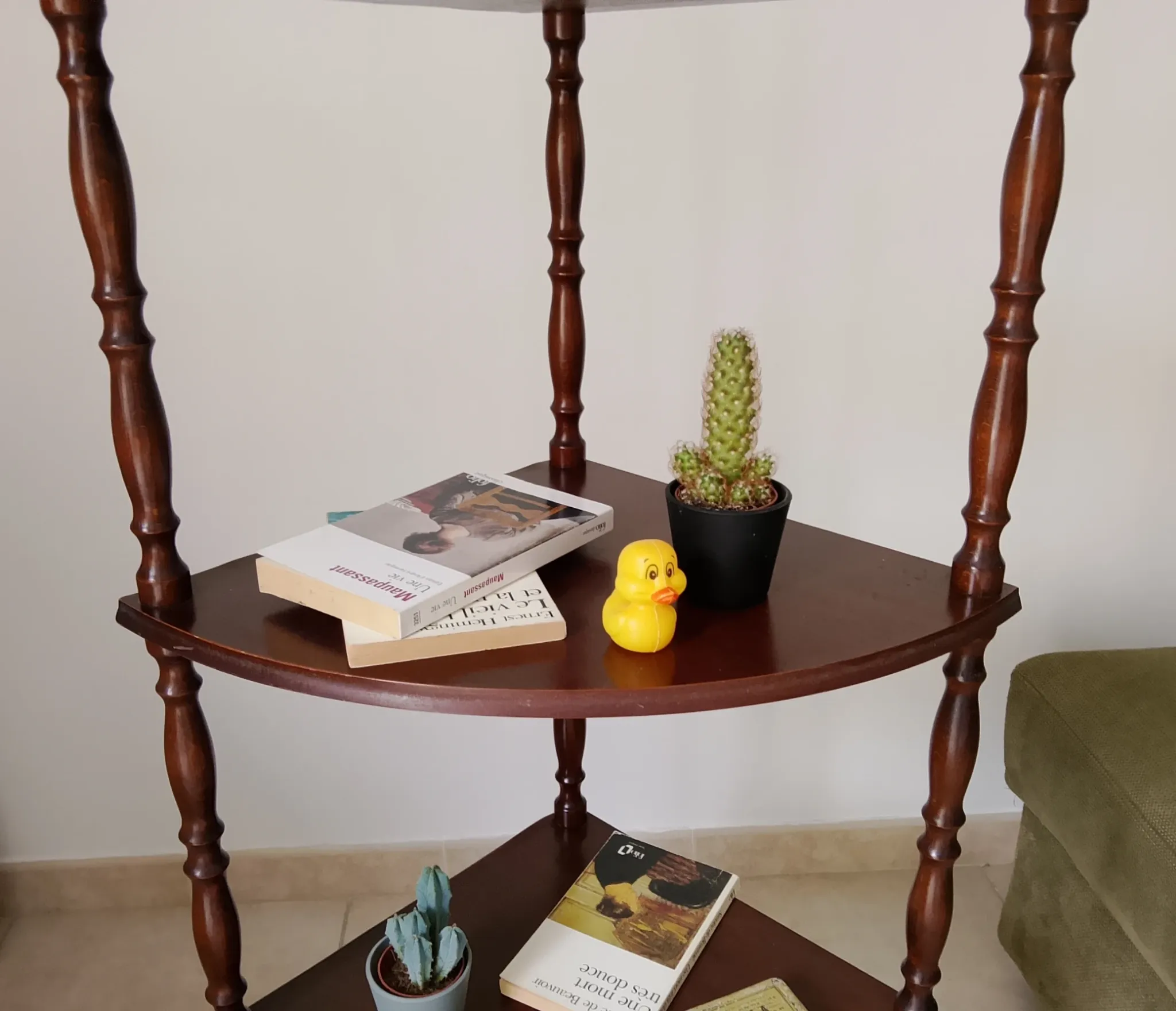 Étagère d' angle encoignure vintage années 70/80