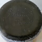 Corolla ceramic vase signed Elchinger, 60s