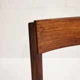Set of 6 italian rosewood chairs, gessef, 1960