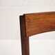 Ensemble de 6 chaises italiennes en palissandre, gessef, 1960