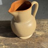 Vintage stoneware round carafe