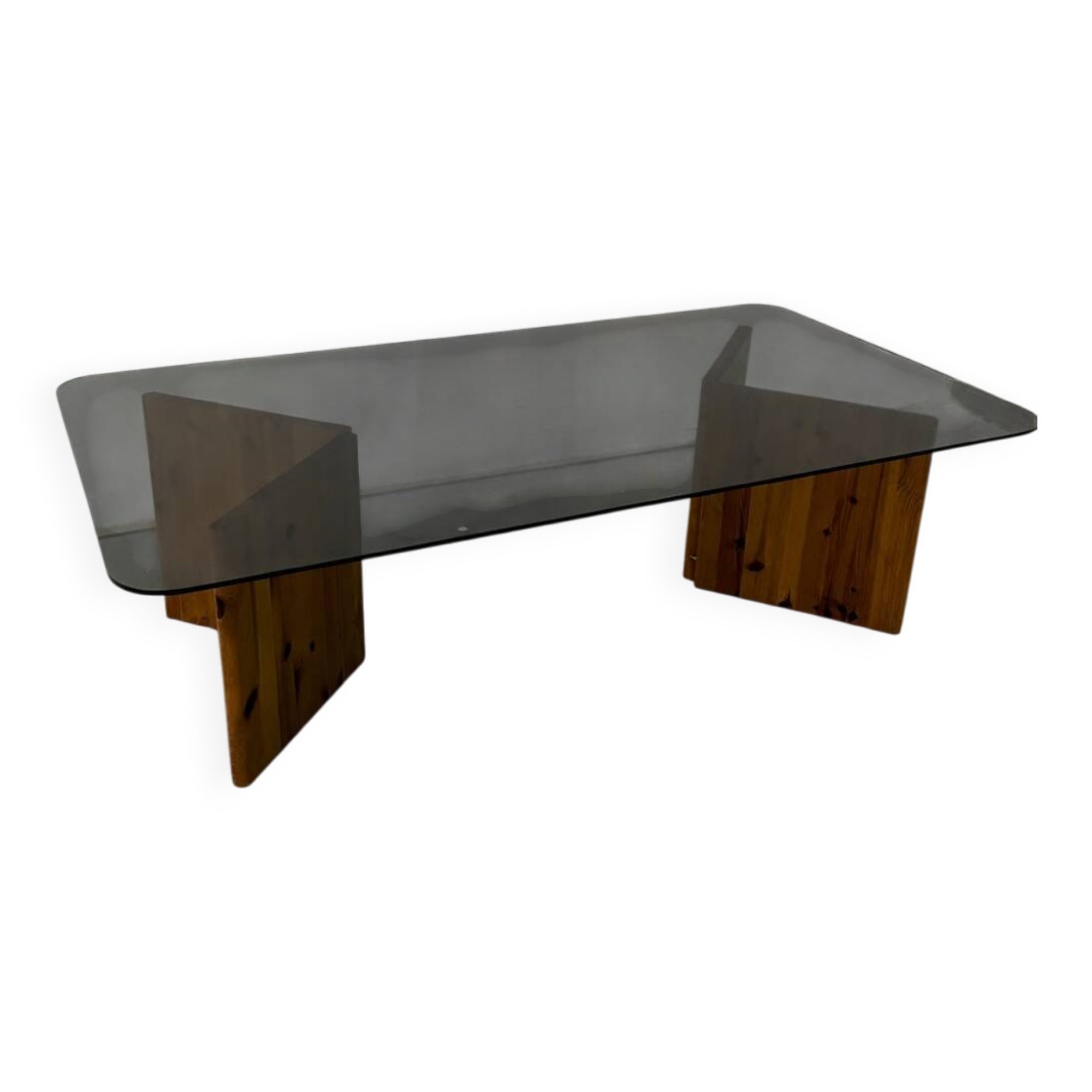 Rectangular coffee table IKEA Sweden model "Lagun" vintage