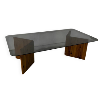 Rectangular coffee table IKEA Sweden model "Lagun" vintage