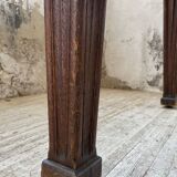 Solid oak farmhouse table 185cm