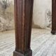 Solid oak farmhouse table 185cm