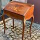 Louis XV sloping desk with gilded marquetry in Napoleon III period