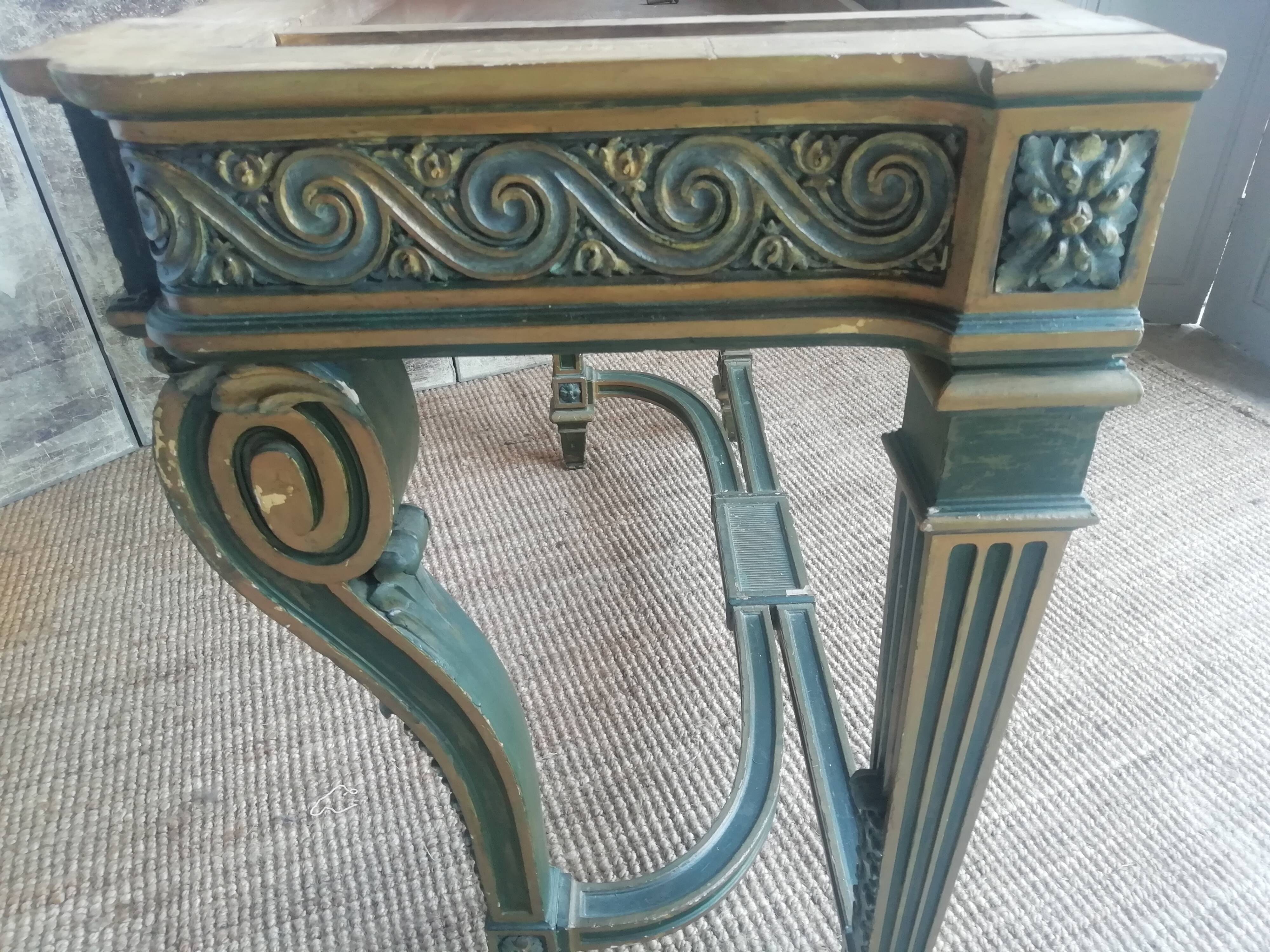 Louis XVI style console stamped Charles Millier and Co