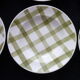 Set de 6 assiettes creuses en faïence moulin des loups  Modèle nappe