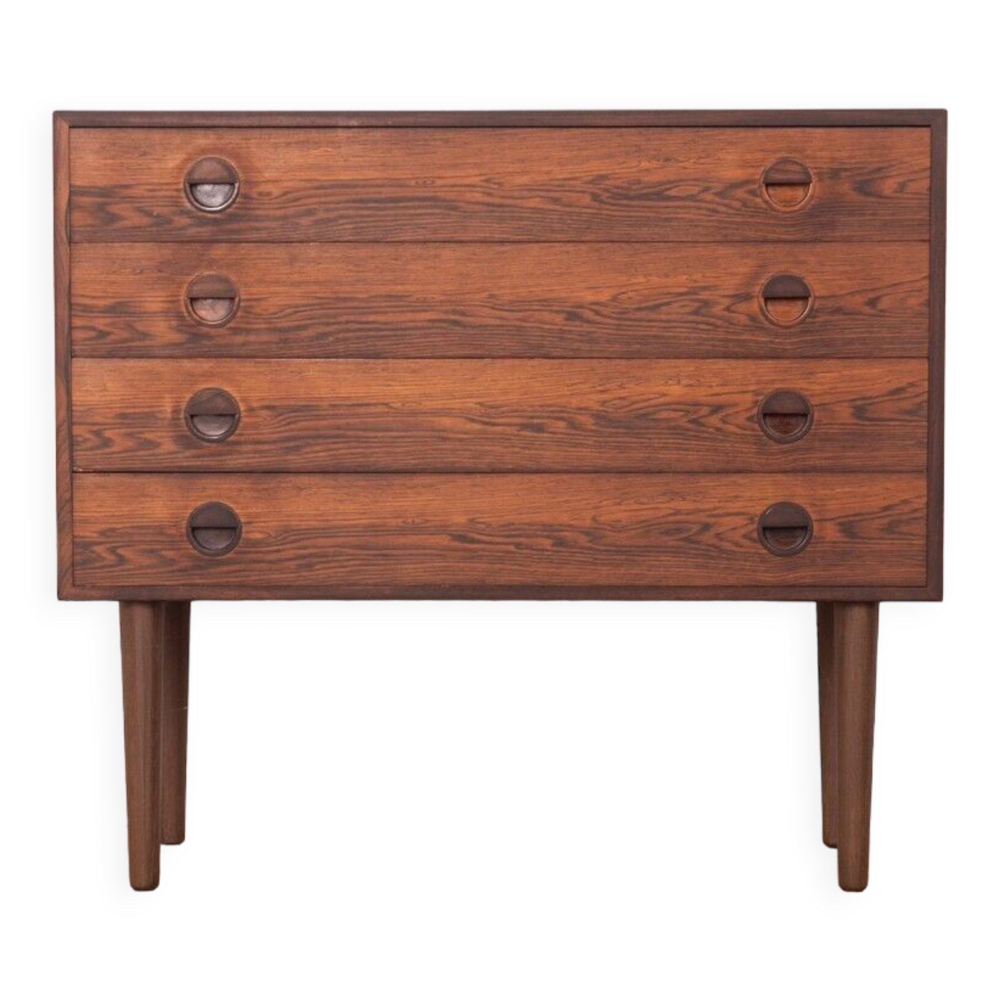 Commode en palissandre avec quatre tiroirs design Hvidt & Mølgaard