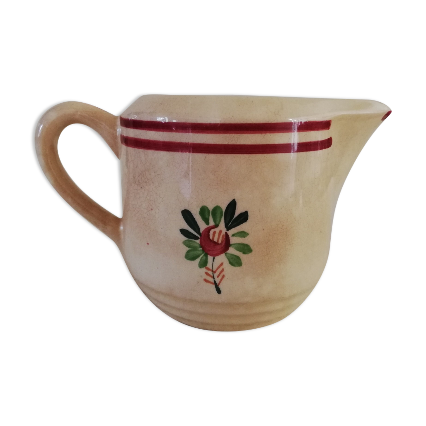 Milk pot iron earth Gien