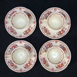 4 Mason's Fruit Basket Coffee Cups and Saucers Made In England