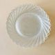 10 small plates in Duralex glass in the shape of flowers - retro-cuisine-vintage