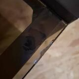 Title: "Chic" Trolley - Brushed Steel & Smoked Glass - Style G