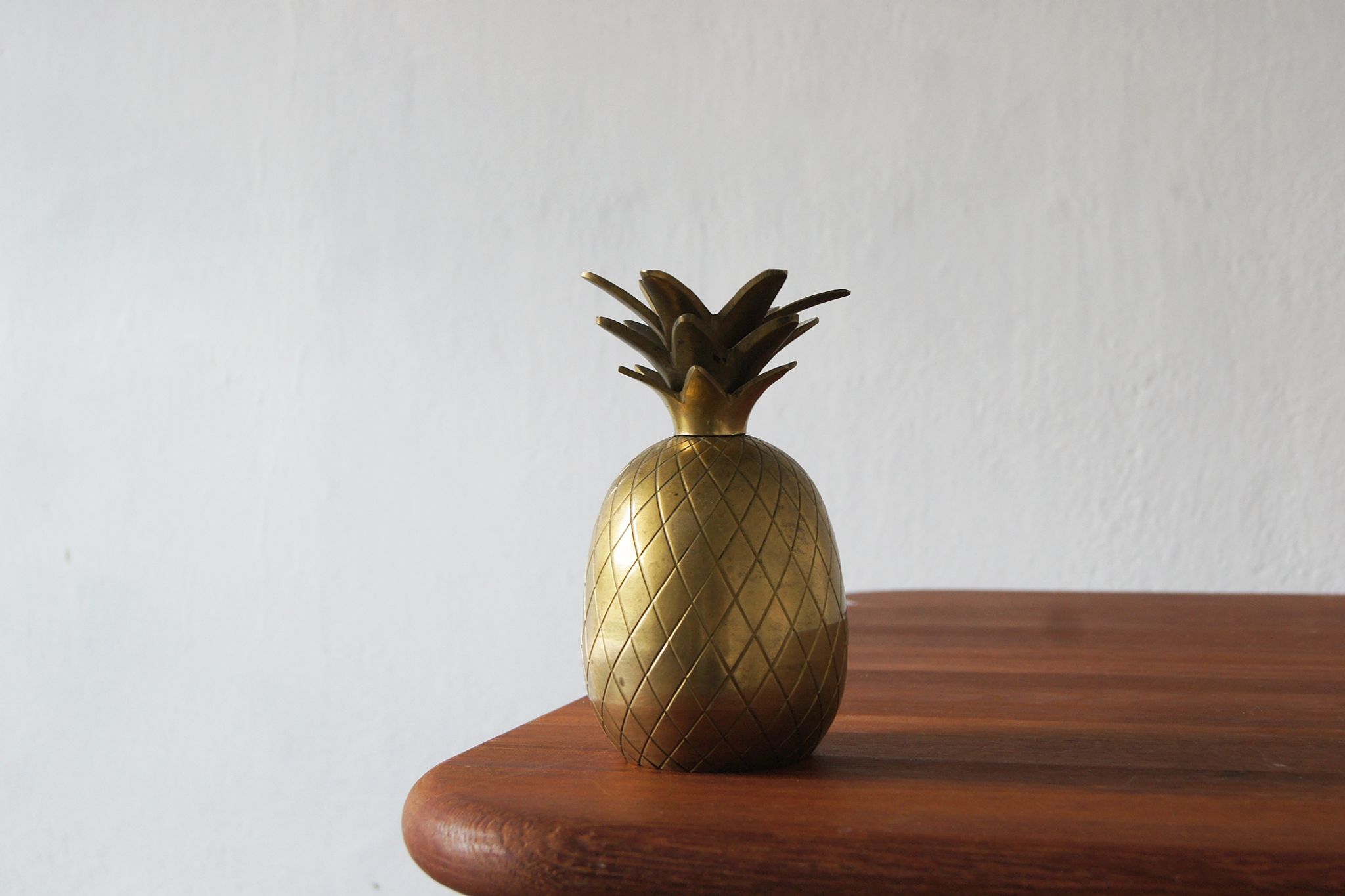 Bougeoir ananas laiton