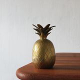 Bougeoir ananas laiton
