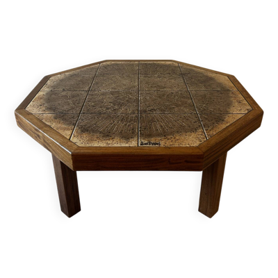 Table basse Jean d’Asti – Modèle octogonal rare