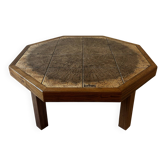 Table basse Jean d’Asti – Modèle octogonal rare